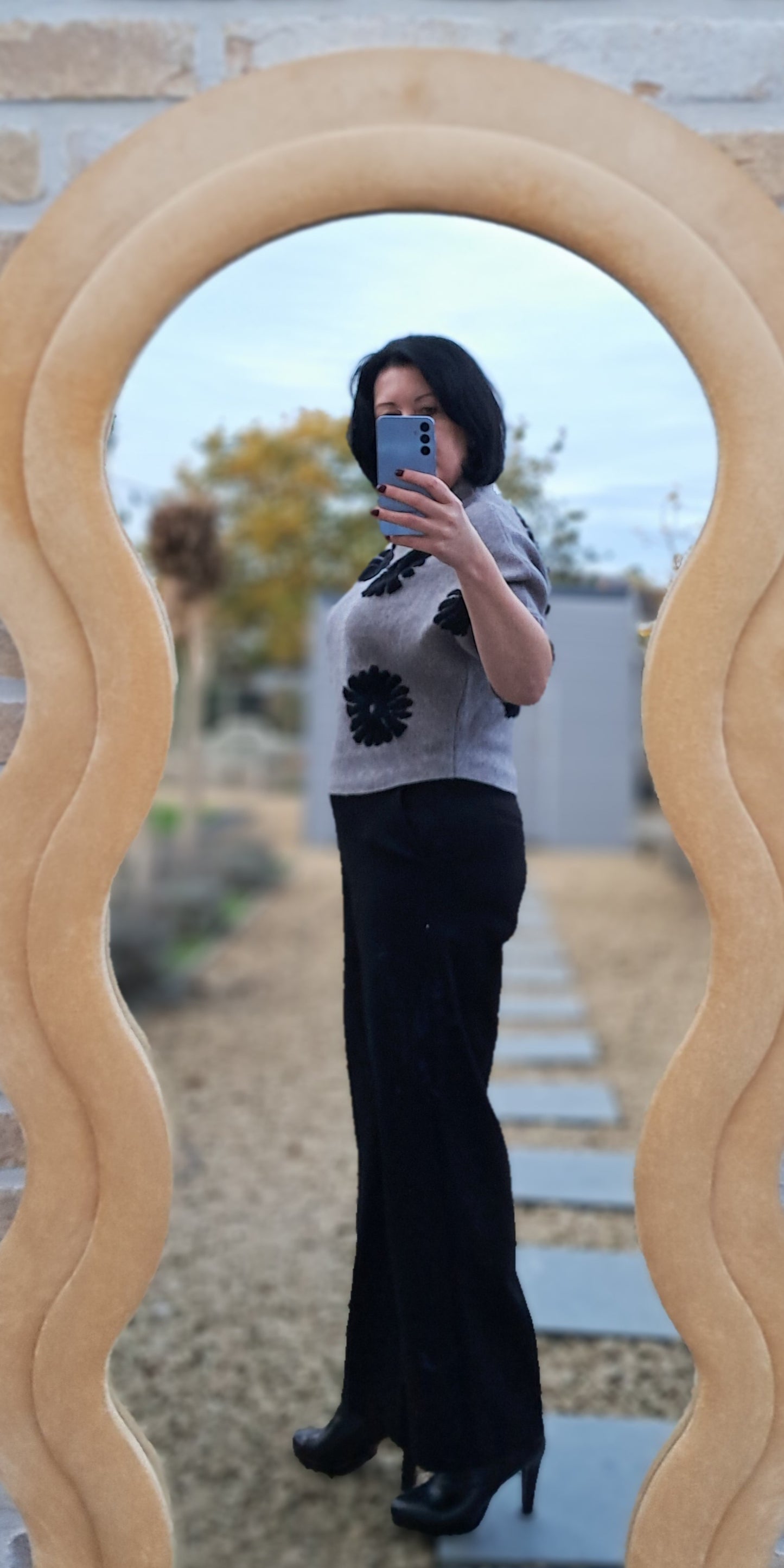 Stijlvolle damesbroek met rechte pijpen en comfortabele elastische taiileband, XXL (44)- en XXXL(46), in bruin en zwart