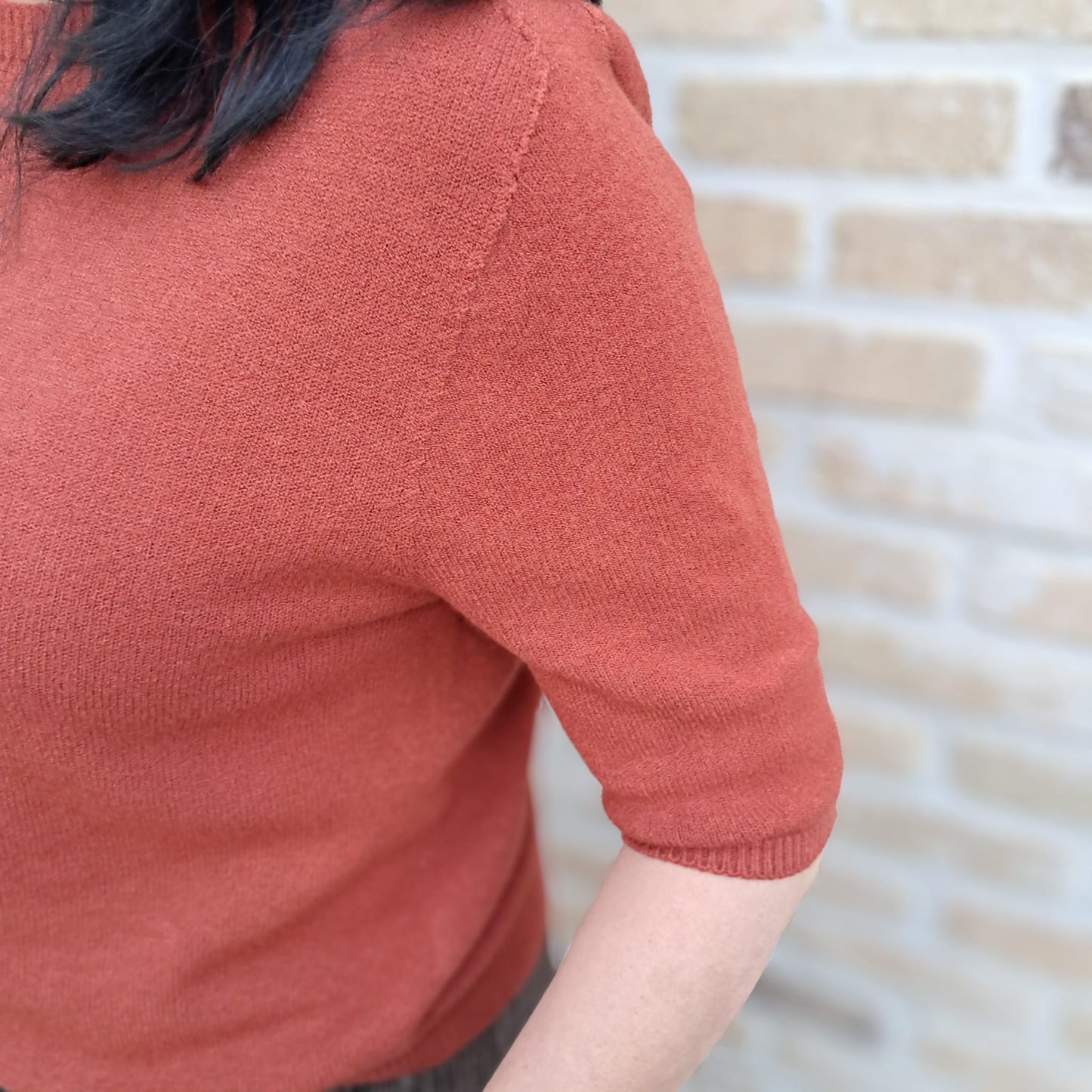 Fijn truitje in 6 verschillende kleuren - Terra Di Siena