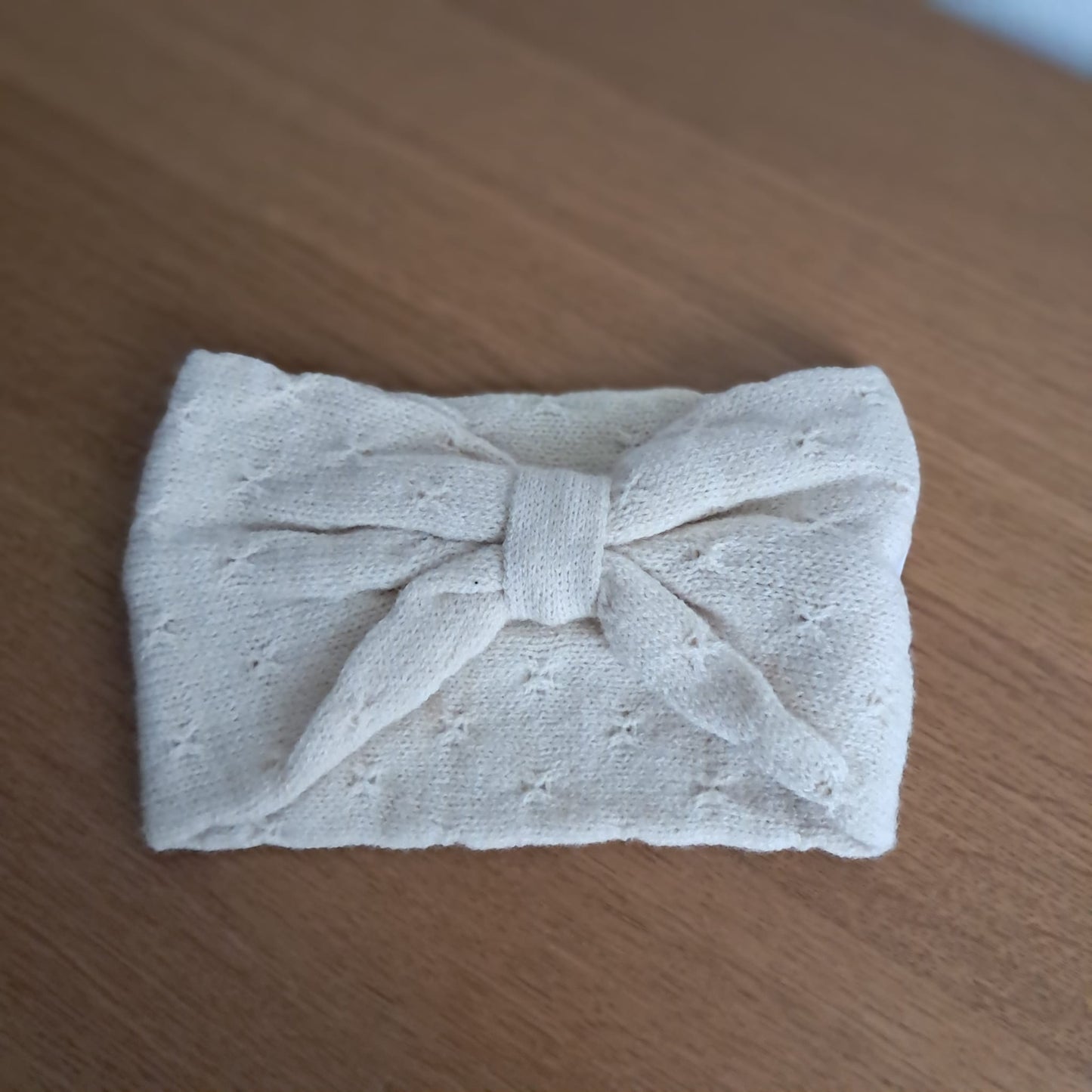 Warme, zachte sjaal met beige en bruine tinten