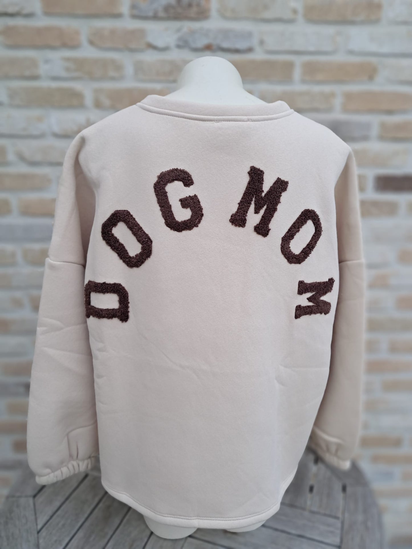Pull DOGMOM beige-bruin TU
