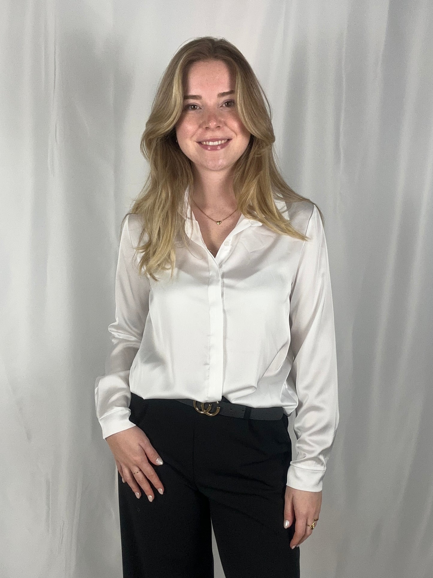 Blouse Amandine in goud. TU TdS