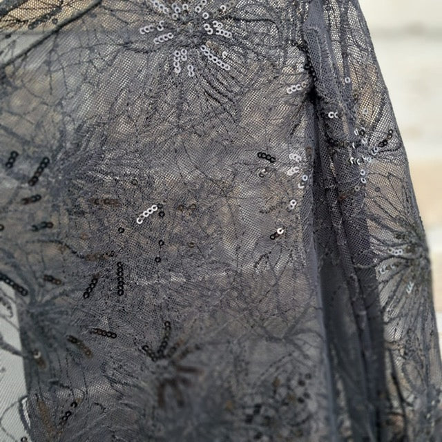 kanten top met pailletten (TU) TdS