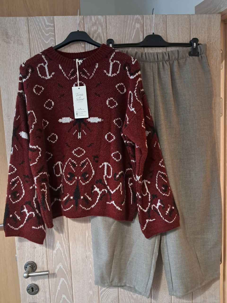Trui Jacky bordeaux TdS TU (36-42)