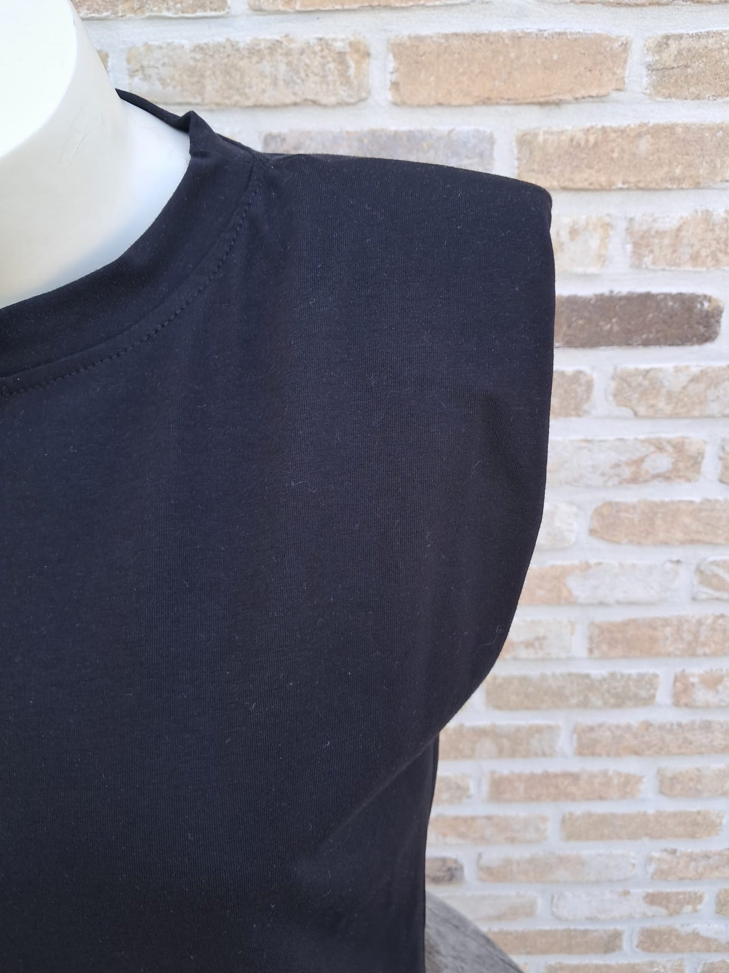 T-shirt Lu-Lu Zwart TU (36-42)