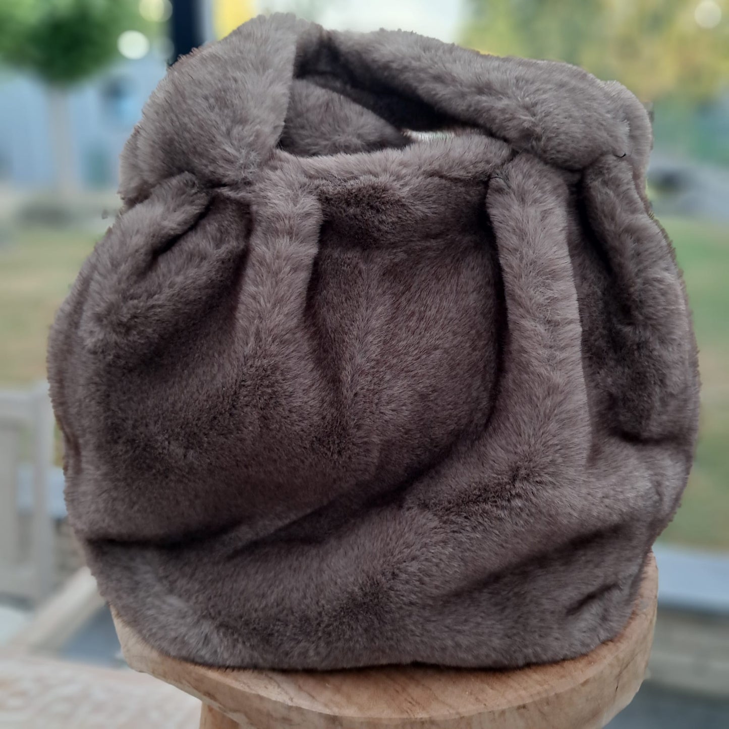 Handtas in imitatiebont, in 3 kleuren