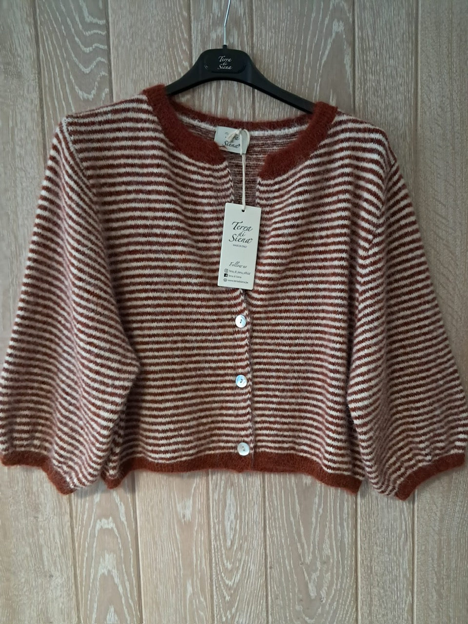 Gilet Ruby roest-beige TdS TU (36-42)