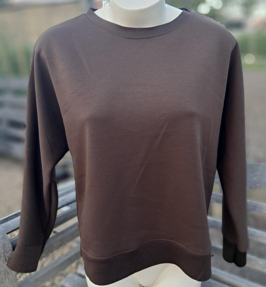 Bruine sweater  TdS  TU