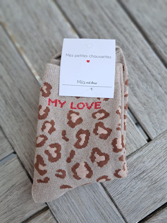 Kousjes  my love  tijgerprint