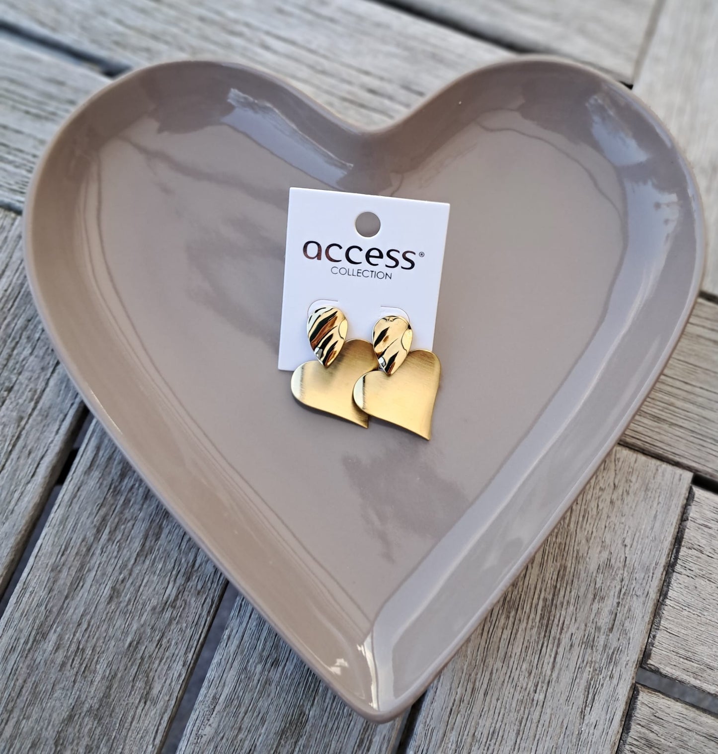 oorbellen hart uit druppel