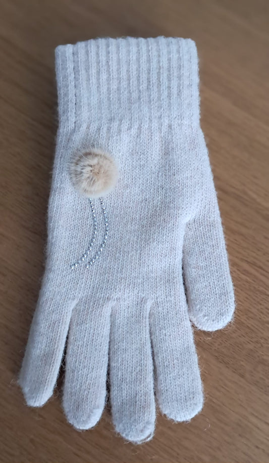 Elegante handschoenen met mooi mooi accent, in 2 kleuren