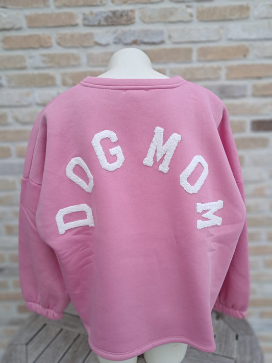 Pull DOGMOM Roze - wit   (TU)