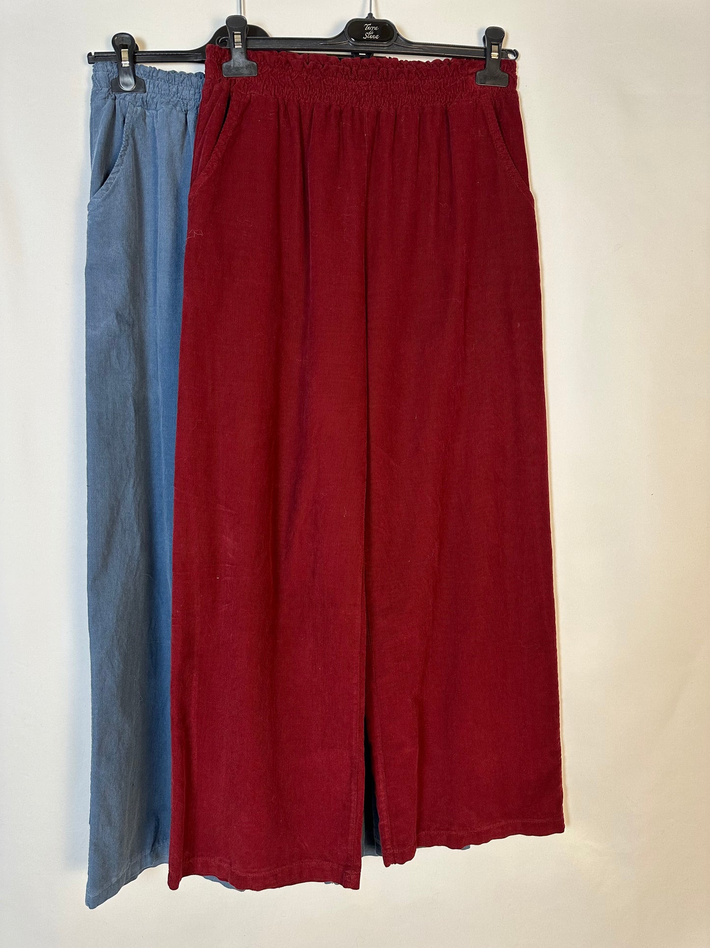 Fijn ribbelbroek Broek Léonie - burgundy