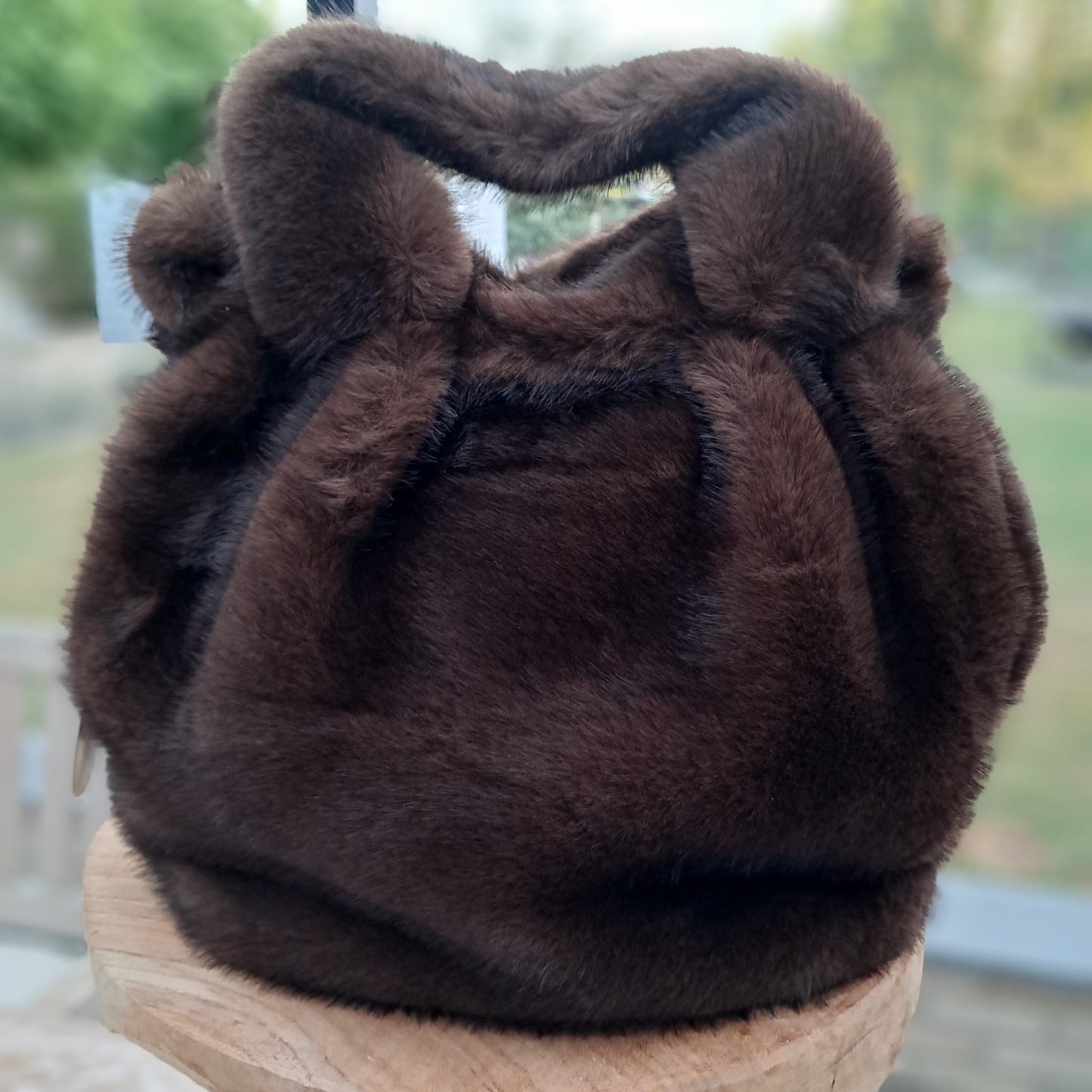 Handtas in imitatiebont, in 3 kleuren