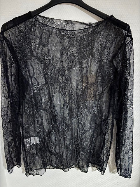 Must-have kanten top met lange mouwen ( 3 kleuren) TU