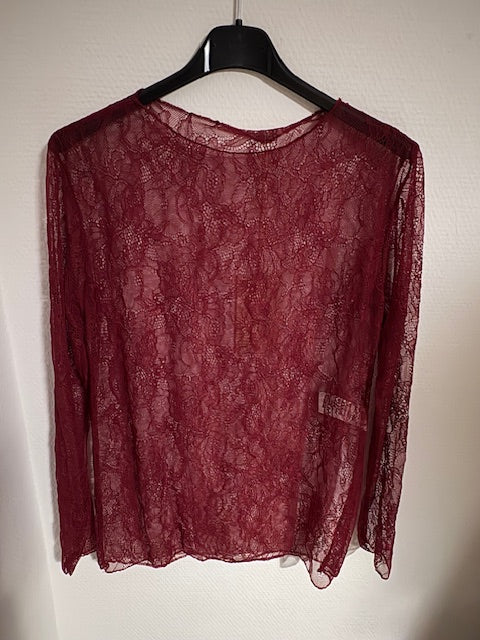 Must-have kanten top met lange mouwen ( 3 kleuren) TU