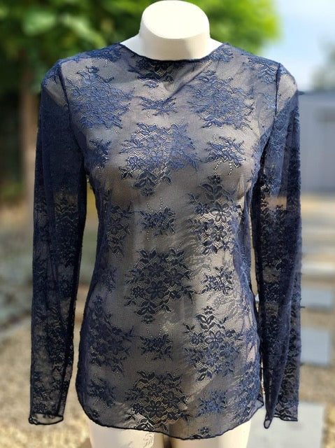 Must-have kanten top met lange mouwen ( 4 kleuren) TU