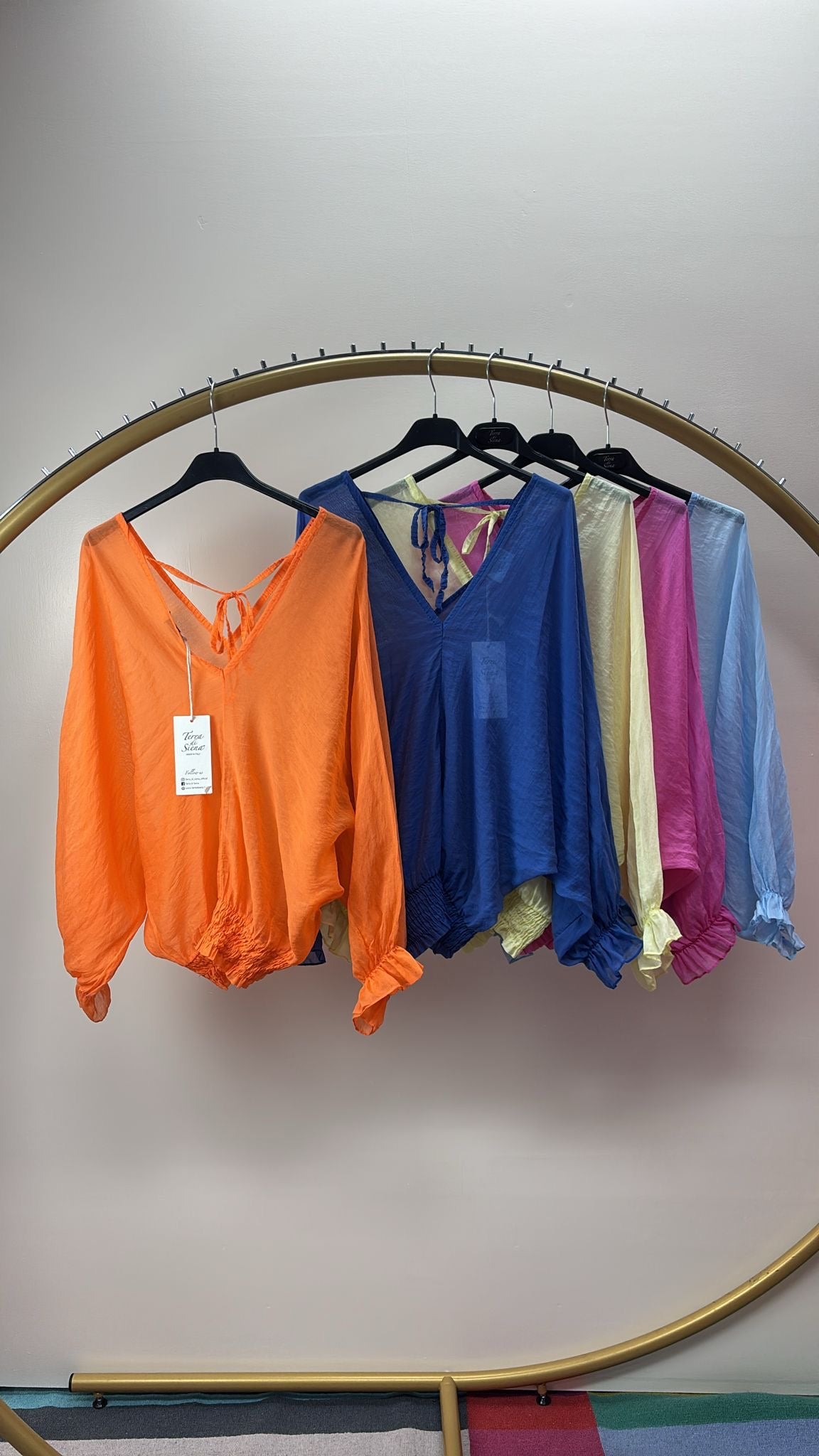 Blouse Aura Oranje  TU (36-42)
