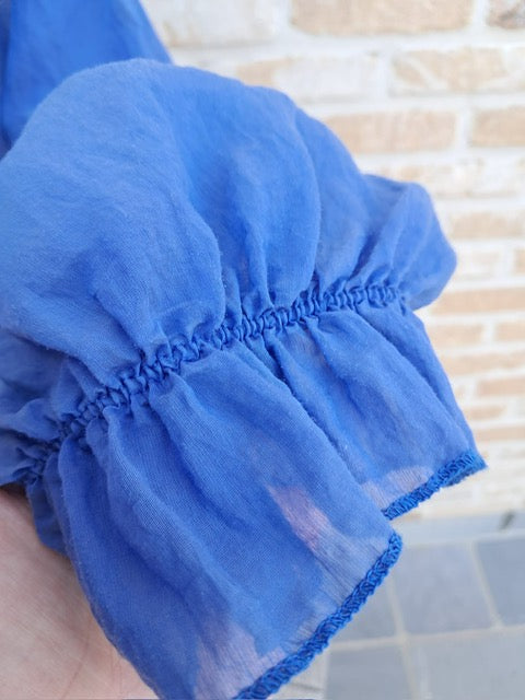 Blouse Aura Blauw  TU (36-42)